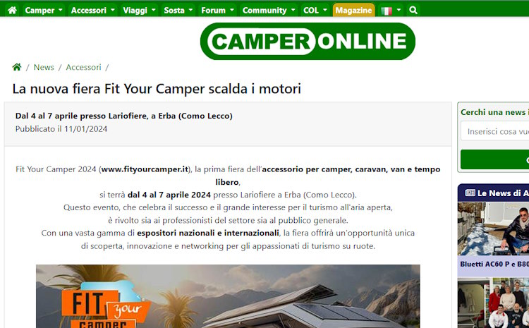 Camper On Line